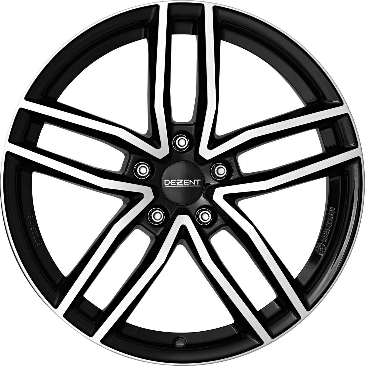 Dezent TR black polished 8x18 ET46 - LK5/112 ML57.1 | Felge - Alu - RSU.de