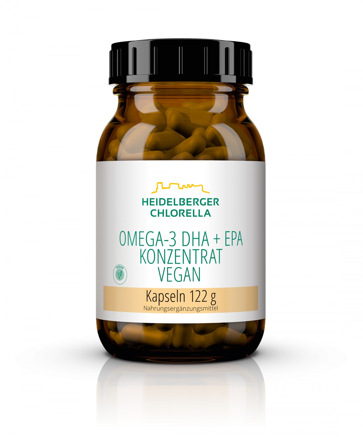 Heidelberger Chlorella Omega3 DHA + EPA (200 Kapseln) 122 g