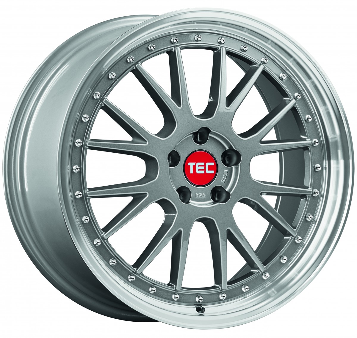 TEC Speedwheels GT EVO titan-polished-lip 8.5x20 ET30 - LK5/112 ML72.5 ...