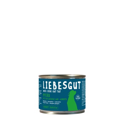 Liebesgut Pferd mit Zucchini und Bio Karotte 200 g | Tierbedarf ...