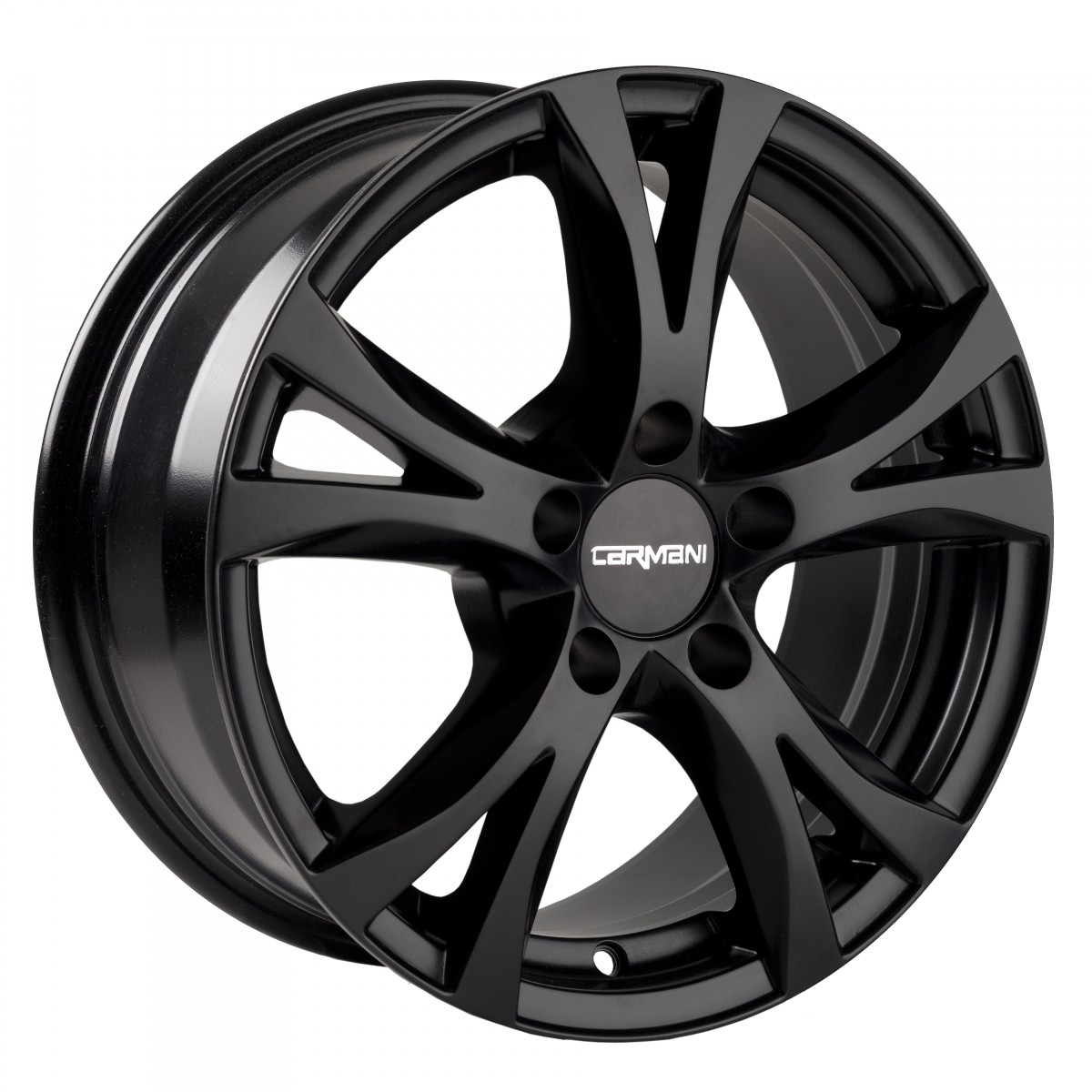 Carmani 9 Compete black matt 7.5x17 ET42 - LK5/115 ML70.3 | Felge - Alu ...