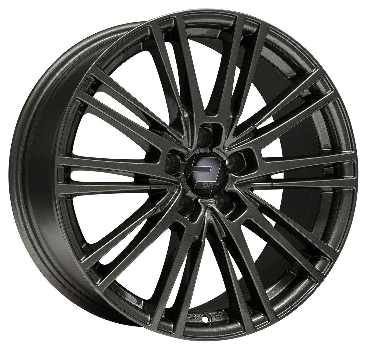 2DRV WH18 Dark Gunmetal Lackiert 9x20 ET20 LK5 112 ML66 6 Felge 