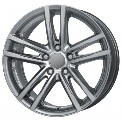Rial X10X metal-grey 9x19 ET18 - LK5/120 ML74.1 | Felge - Alu - RSU.de