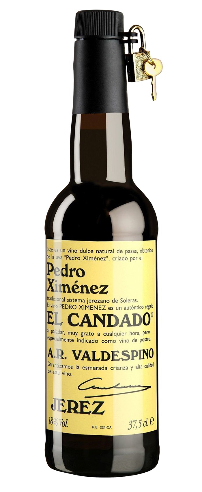 Valdespino Sherry DO El Candado Pedro Ximenez 0,375 l Valdespino Sherry